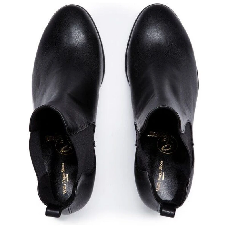 Will's Vegan Shop Almond Toe Chelsea Boots