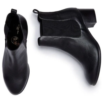 Will's Vegan Shop Almond Toe Chelsea Boots