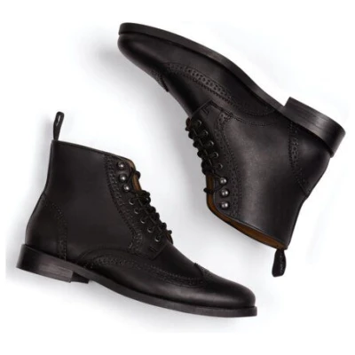 Will's Vegan Shop Brogue Stiefel Herren