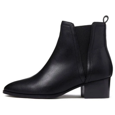 Will's Vegan Shop Chelsea Boots aus veganem, italienischen Leder