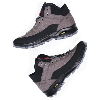 Will's Vegan Shop Cross-Wanderschuhe Grau Herren