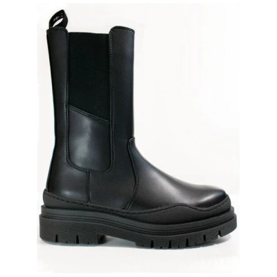 Will's Vegan Shop Halbhohe Chelsea-Stiefel mit Gleitsohl Damen