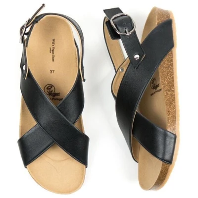 Will's Vegan Shop Huarache-Sandalen mit Fußbett Damen