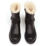 Will's Vegan Shop Isolierte Biker-Stiefel Damen
