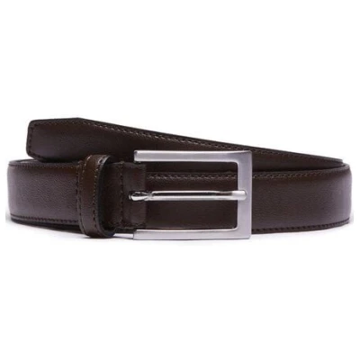 Will's Vegan Shop Klassiker 3 cm Gürtel Braun Herren