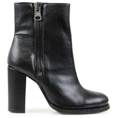 Will's Vegan Shop Luxe Stiefel Mit Hohem Absatz Schwarz Damen