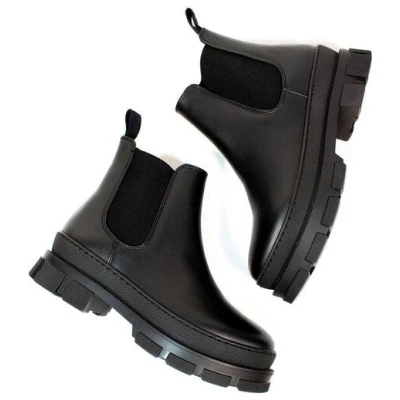 Will's Vegan Shop Luxe Track Sole Chelsea Stiefel