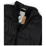 Will's Vegan Shop Recycelte Pufferjacke in schwarz für Damen