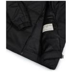 Will's Vegan Shop Recycelte Pufferjacke in schwarz für Damen
