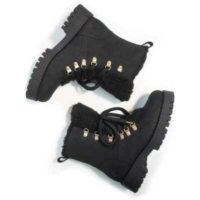 Will's Vegan Shop Recycelte vegane Shearling-Stiefel Damen