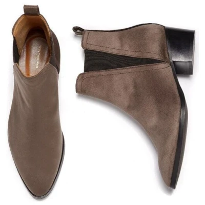 Will's Vegan Shop Spitz zulaufende Chelsea Boots
