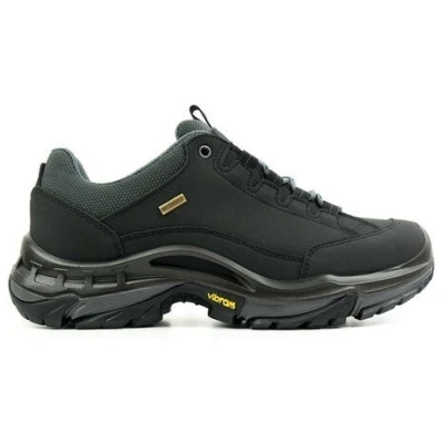 Will's Vegan Shop Wasserdichte Wanderstiefel Schwarz Herren 14-03-01-01