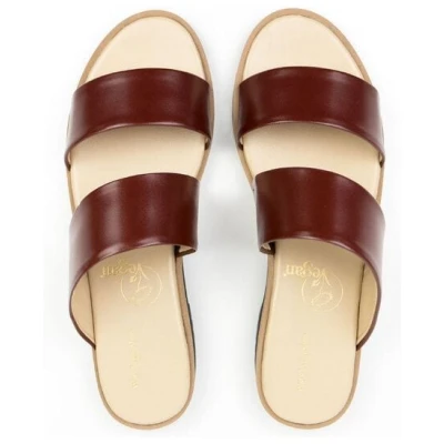 Will's Vegan Shop Zwei Riemen Sandalen Damen