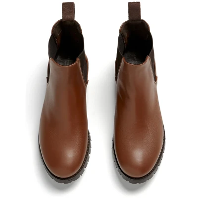 Will's Vegan Store Damen vegan Chelsea Boots Luxe Deep Tread Maroon