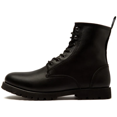 Will's Vegan Store Damen vegan Damen Rangers Stiefel Schwarz