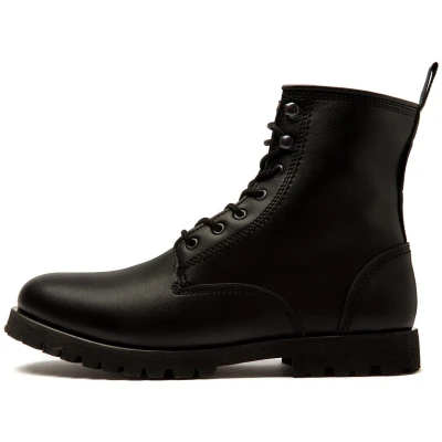 Will's Vegan Store Damen vegan Damen Rangers Stiefel Schwarz