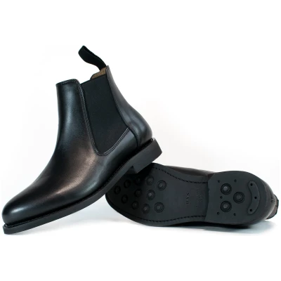 Will's Vegan Store Damen vegan Goodyear Chelsea Boots Schwarz