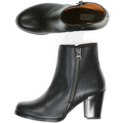 Will's Vegan Store Damen vegan Stiefel Viertellänge Schwarz