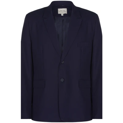 Will's Vegan Store Herren vegan Blazer Zweiteiler Dunkelblau