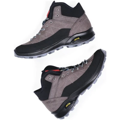 Will's Vegan Store Herren vegan Cross Tail Stiefel Wvsport Grau