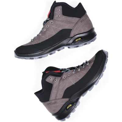 Will's Vegan Store Herren vegan Cross Tail Stiefel Wvsport Grau