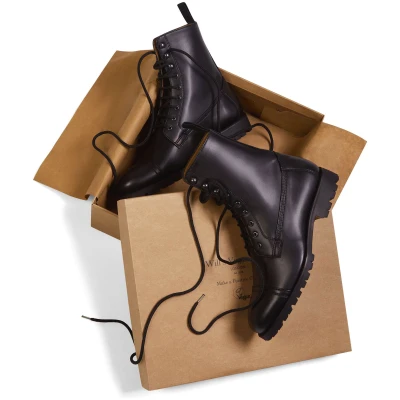 Will's Vegan Store Herren vegan Goodyear Taktische Stiefel Schwarz
