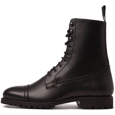 Will's Vegan Store Herren vegan Goodyear Taktische Stiefel Schwarz