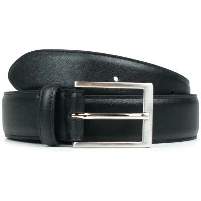 Will's Vegan Store Herren vegan Gürtel Classic 3 Cm Schwarz