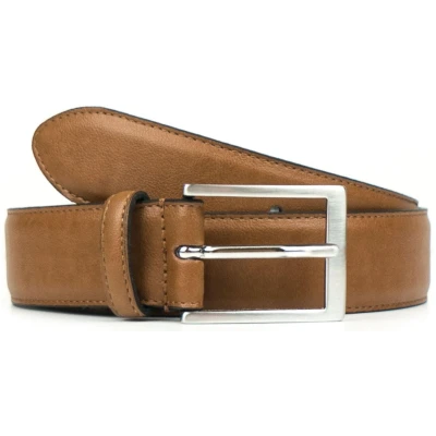 Will's Vegan Store Herren vegan Gürtel Classic 3,5 Cm Braun