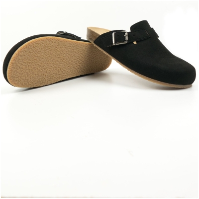 Will's Vegan Store Herren vegan Hausschuhe Clog Schwarz