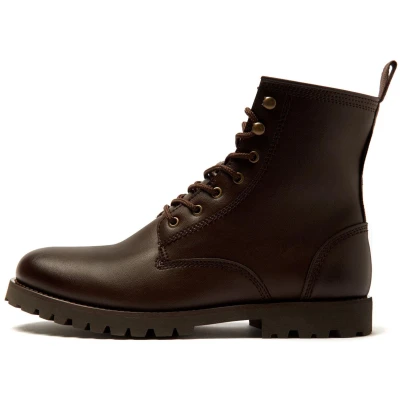 Will's Vegan Store Herren vegan Rangers Stiefel Dunkelbraun