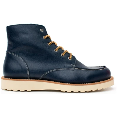 Will's Vegan Store Herren vegan Stiefel Low Rig Extra Dunkelblau