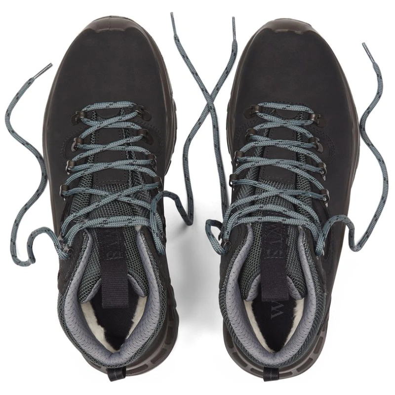 Will's Vegan Store Herren vegan Wvsport Gefütterte Wasserdichte Wanderschuhe Schwarz