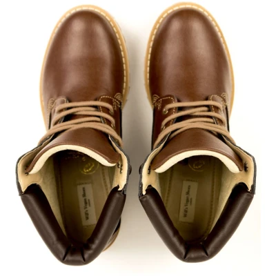 Will's Vegan Store unisex vegan Dock Boots Braun