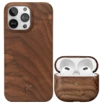 Woodcessories iPhone Hülle EcoSlim aus Holz mit AirPods Case aus Holz