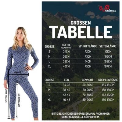 Woolona Leggings - VENUS - 100% Merinowolle