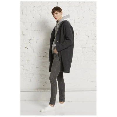 Wunderwerk Damen Mantel aus Schurwolle, "O-shape coat"