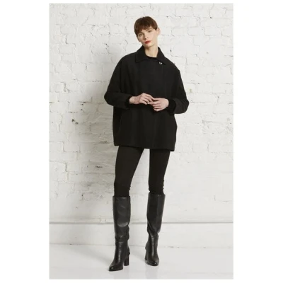 Wunderwerk Oversize cropped coat merino