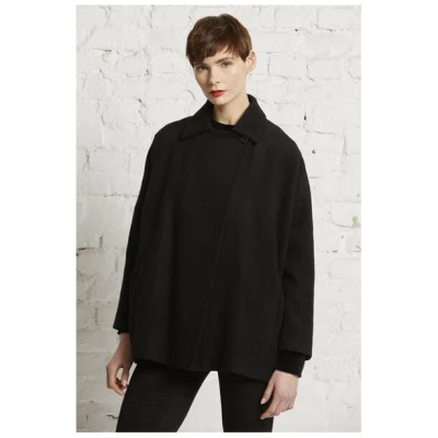 Wunderwerk Oversize cropped coat merino