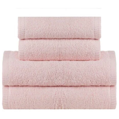 YORK Gästetuch / Badetuch 100 % Baumwolle Rosa