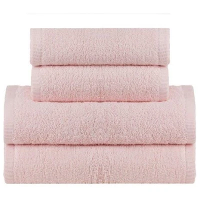 YORK Gästetuch / Badetuch 100 % Baumwolle Rosa