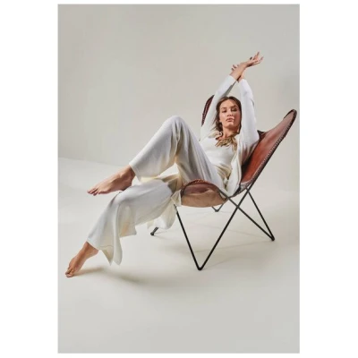 YOU LOOK PERFECT 100% Merino langer Cardigan mit Taschen "Blossom"