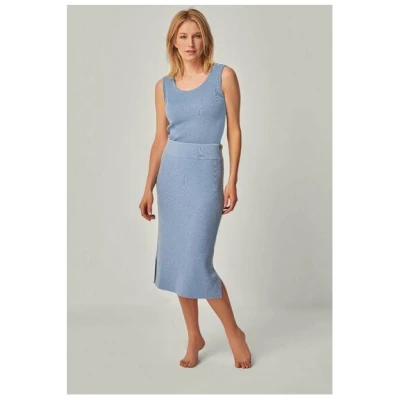 YOU LOOK PERFECT Merino Loungewear Set "Stricktop Blossom & Strickrock Erika"