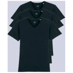 YTWOO 3er Pack Herren T-Shirt mit V-Ausschnitt, Bio-Qualität