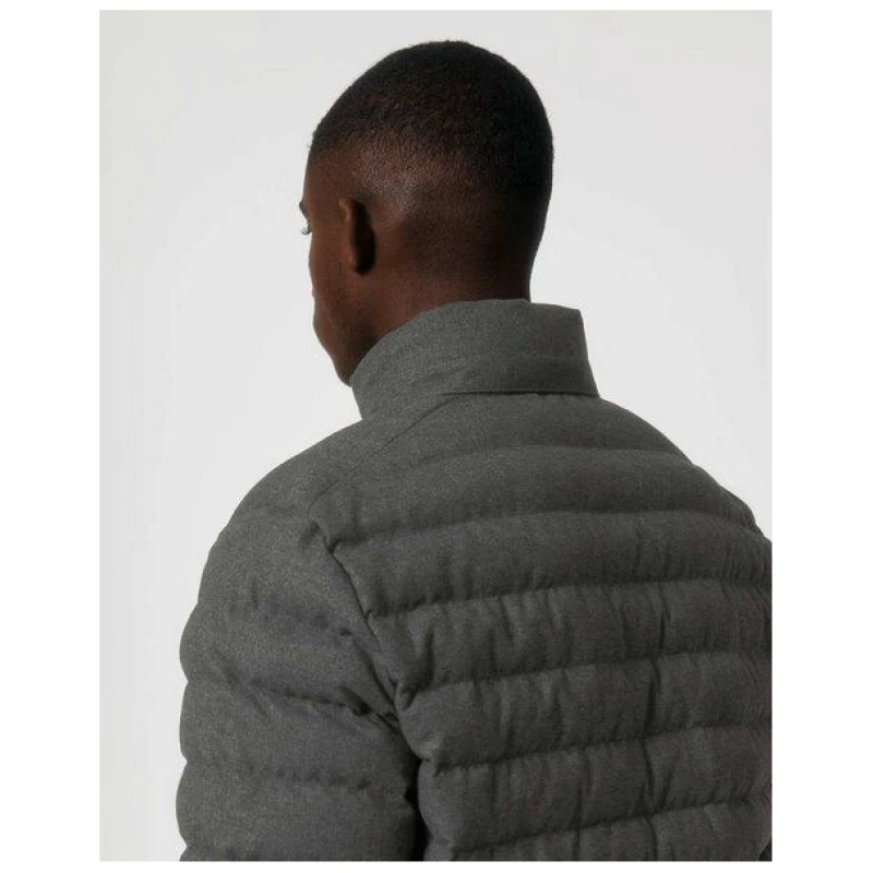 YTWOO Herren Steppjacke im Woll-Look | komplett aus recycelten Materialen gefertigt