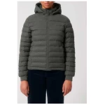 YTWOO Nachhaltige Damen Jacke im Woll-Look, gefüttert, komplett recycelt, Steppjacke