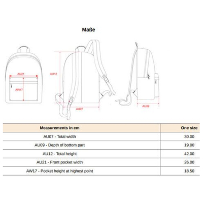 YTWOO Recycelter City-Rucksack mit Fronttasche