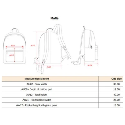 YTWOO Recycelter City-Rucksack mit Fronttasche