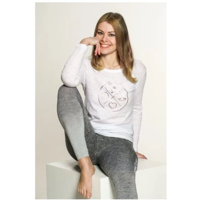 Yoga Damen Longsleeve "YogiLiebe" Bio-Baumwolle