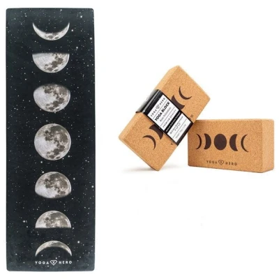 Yoga Hero Yoga Set: Classic Yogamatte + 2 Yogablöcke
